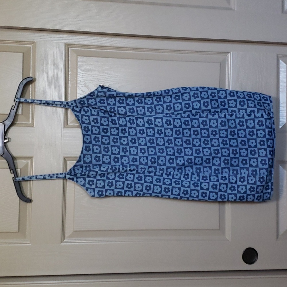 Divided h&m denim stretch dress size large